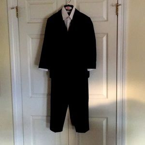Suit with jacket, pants, shirt & belt